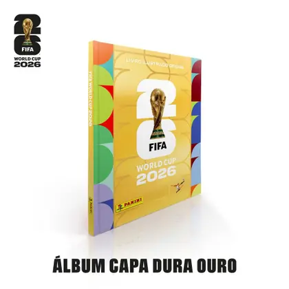 Copa Do Mundo 2026 - Álbum Capa Dura Ouro - FIFA WORLD CUP 2026 - Panini